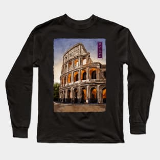 Colosseum - Black Long Sleeve T-Shirt